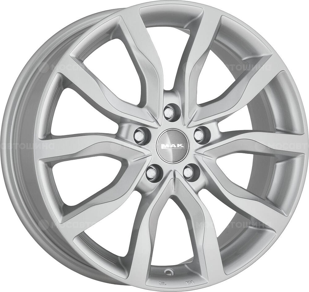 Mak Highlands 7x17 5x115 ET 40 Dia 70.2 silver