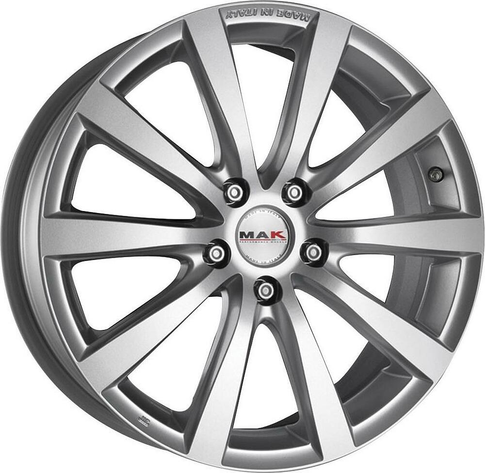 Mak Iguan 7x17 5x114.3 ET 37 Dia 66.1 Hyper Silver