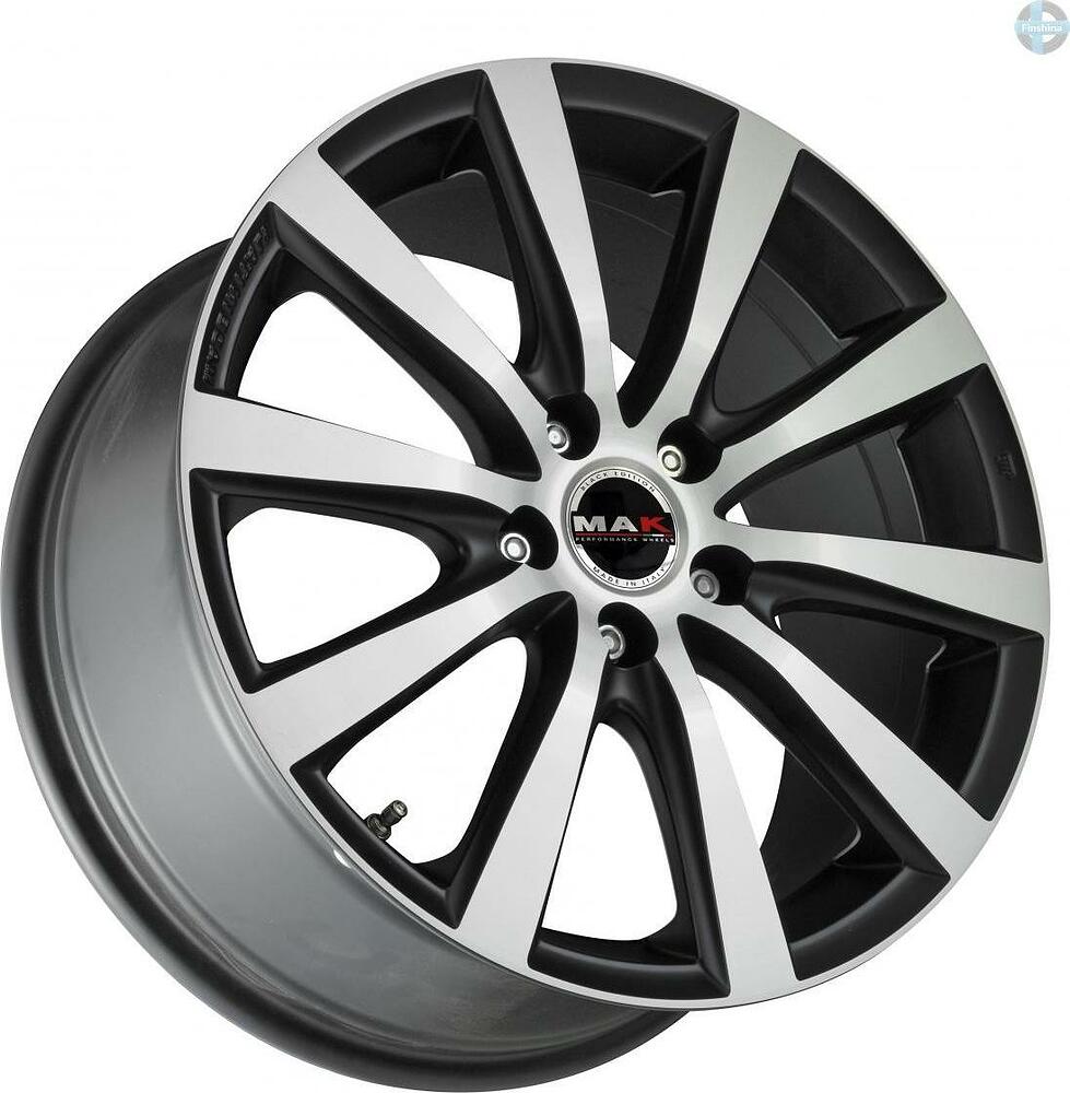 Mak Iguan 8x17 5x112 ET 30 Dia 76 Ice Black