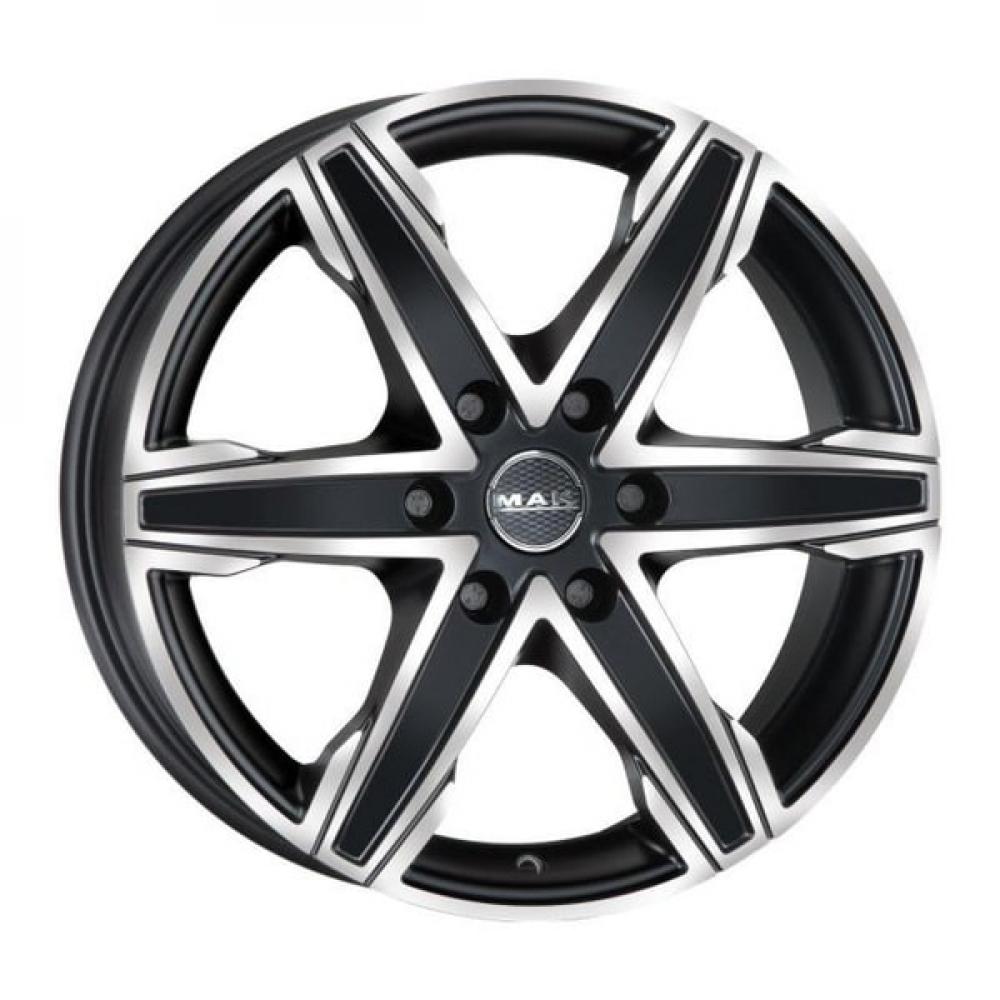 Mak King6 6.5x16 6x130 ET 54 Dia 84.1 Ice Black