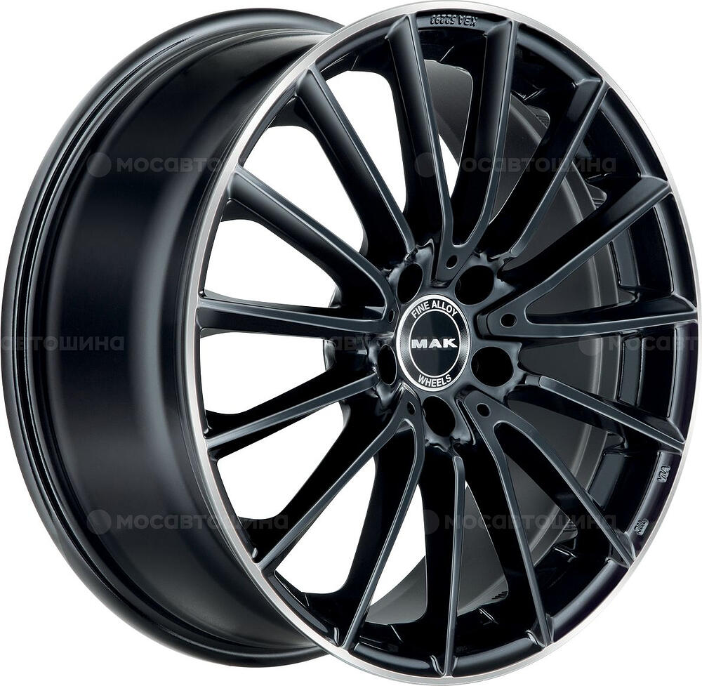 Mak Komet 8x18 5x112 ET 33 Dia 66.6 Gloss Black