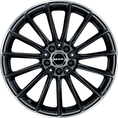 Mak Komet 8x18 5x112 ET 48 Dia 66.6 Gloss Black