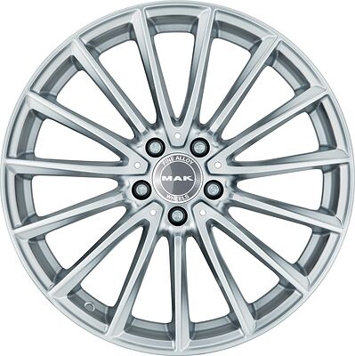 Mak Komet 8x18 5x112 ET 48 Dia 66.6 silver