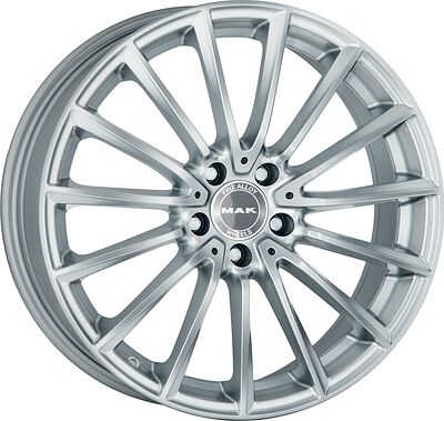 Mak Komet 8x18 5x112 ET 48 Dia 66.6 silver