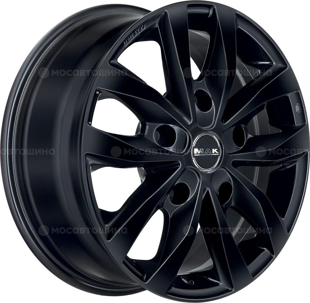 Mak Load 5 3 6.5x16 5x160 ET 60 Dia 65.1 Gloss Black