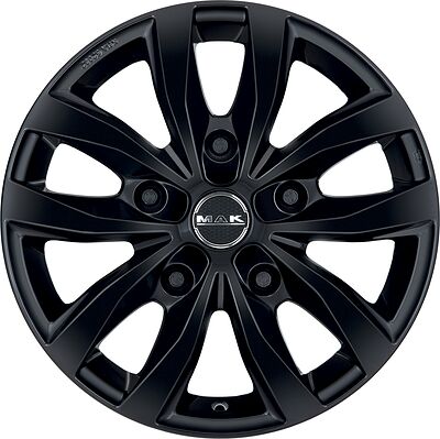 Mak Load 5 3 7x17 5x160 ET 55 Dia 65.1 Gloss Black