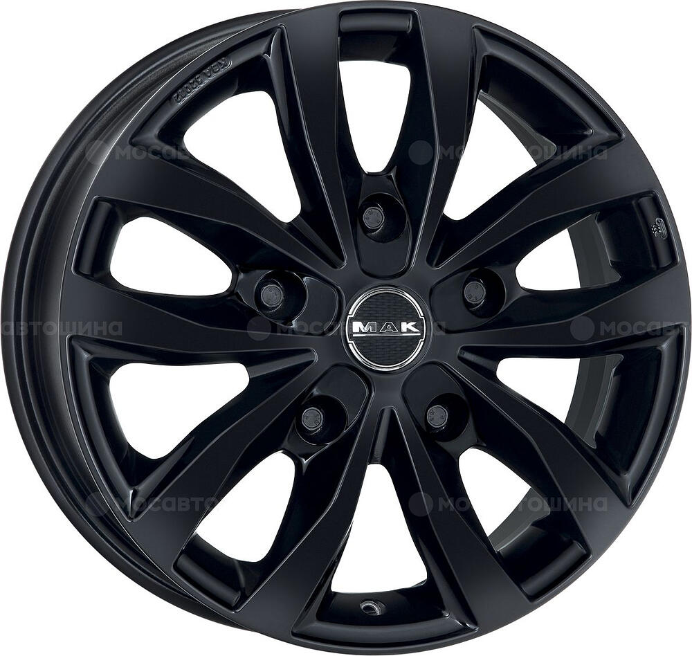 Mak Load 5 3 6.5x16 5x160 ET 60 Dia 65.1 Gloss Black