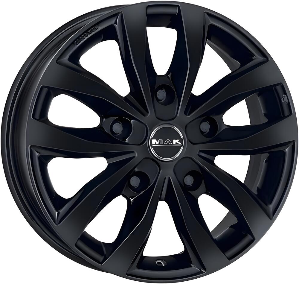 Mak Load 5 6.5x15 5x118 ET 55 Dia 71.1 Gloss Black