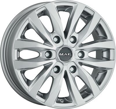 Mak Load 6 6.5x16 6x130 ET 62 Dia 84.1 silver