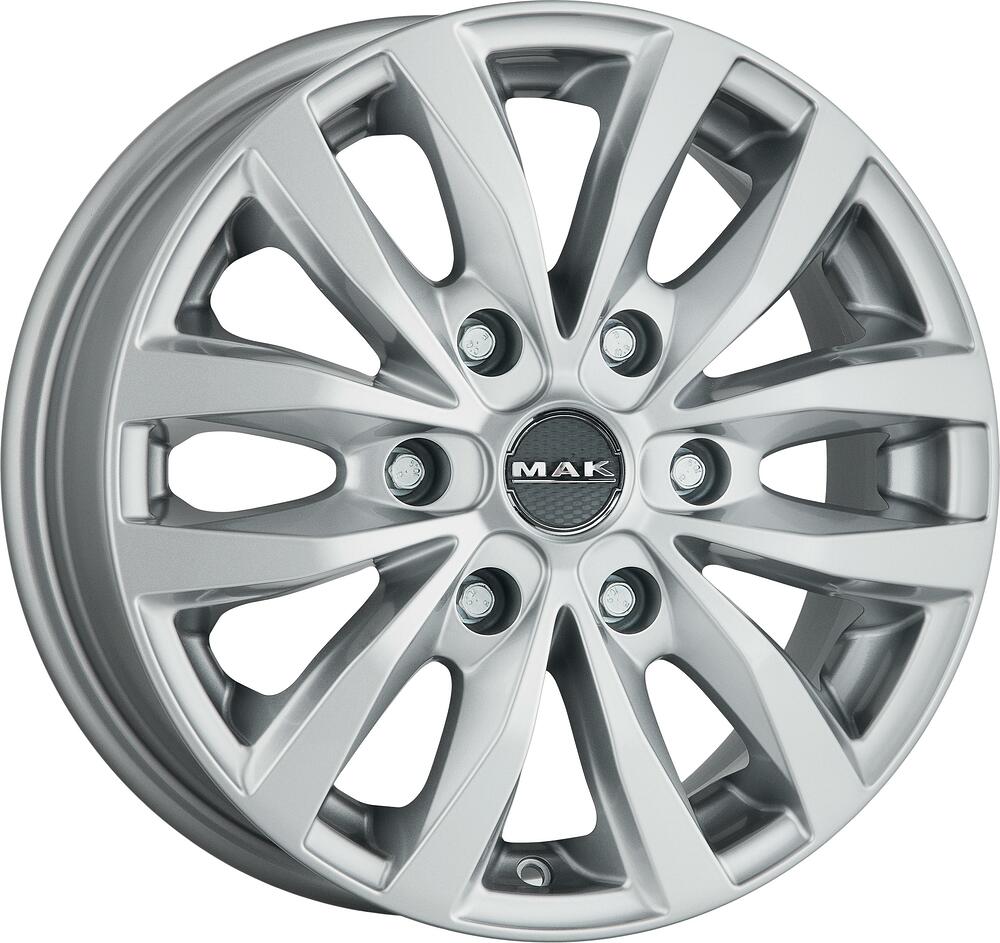 Mak Load 6 6.5x16 6x139.7 ET 46 Dia 92.3 silver