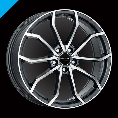 Mak Lowe-FF 7x17 5x100 ET 46 Dia 57.1 Gunmetal
