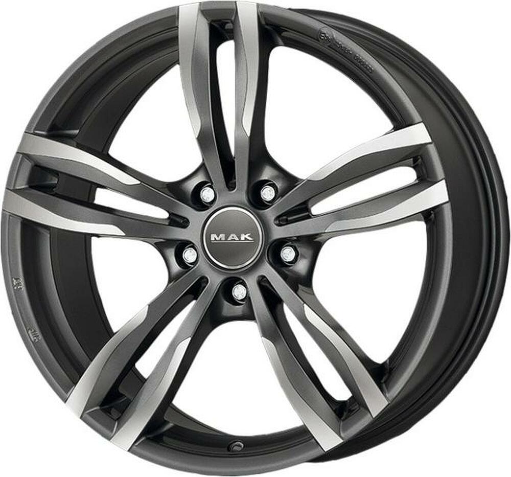 Mak Luft 7.5x18 5x120 ET 45 Dia 72.6 Gunmetal
