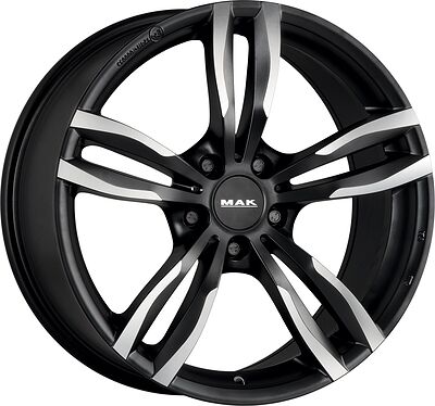 Mak Luft 8x18 5x120 ET 30 Dia 72.6 Ice Black