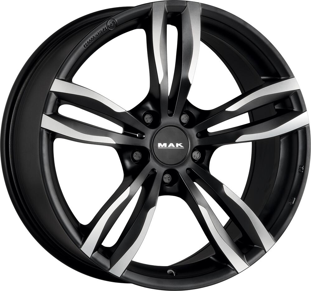 Mak Luft 8x18 5x120 ET 52 Dia 72.6 Ice Black
