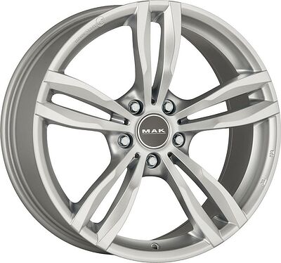 Mak Luft 8.5x19 5x120 ET 38 Dia 72.6 silver