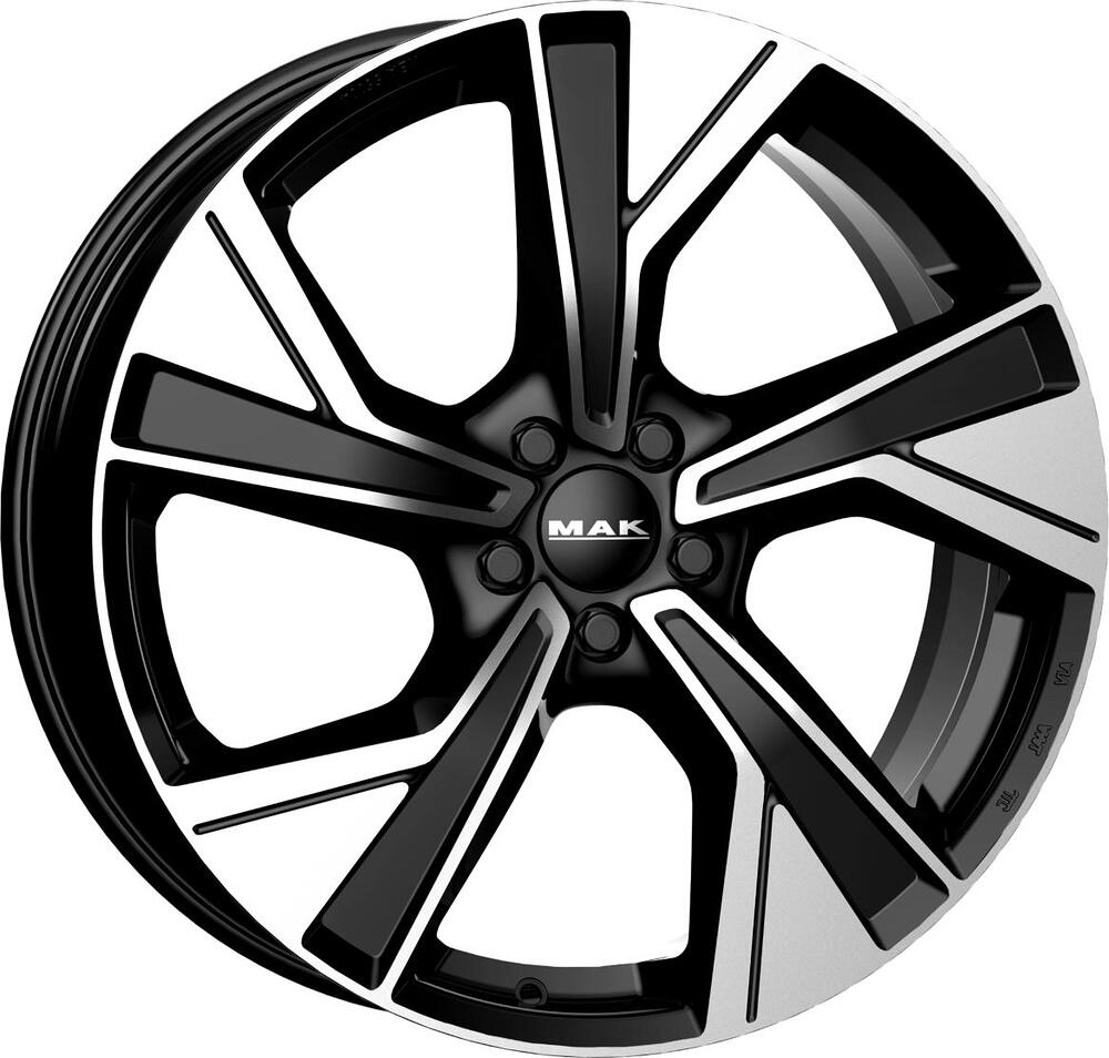 Mak Malmoe 7.5x18 5x108 ET 50.5 Dia 63.4 Black Mirror