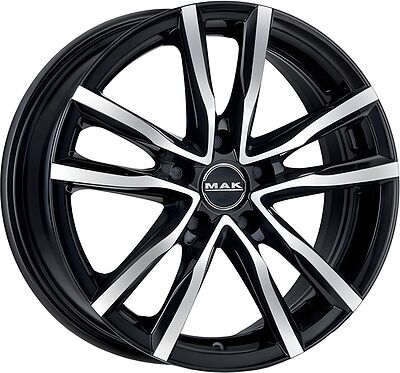 Mak Milano 7x18 5x100 ET 43 Dia 72 Black Mirror