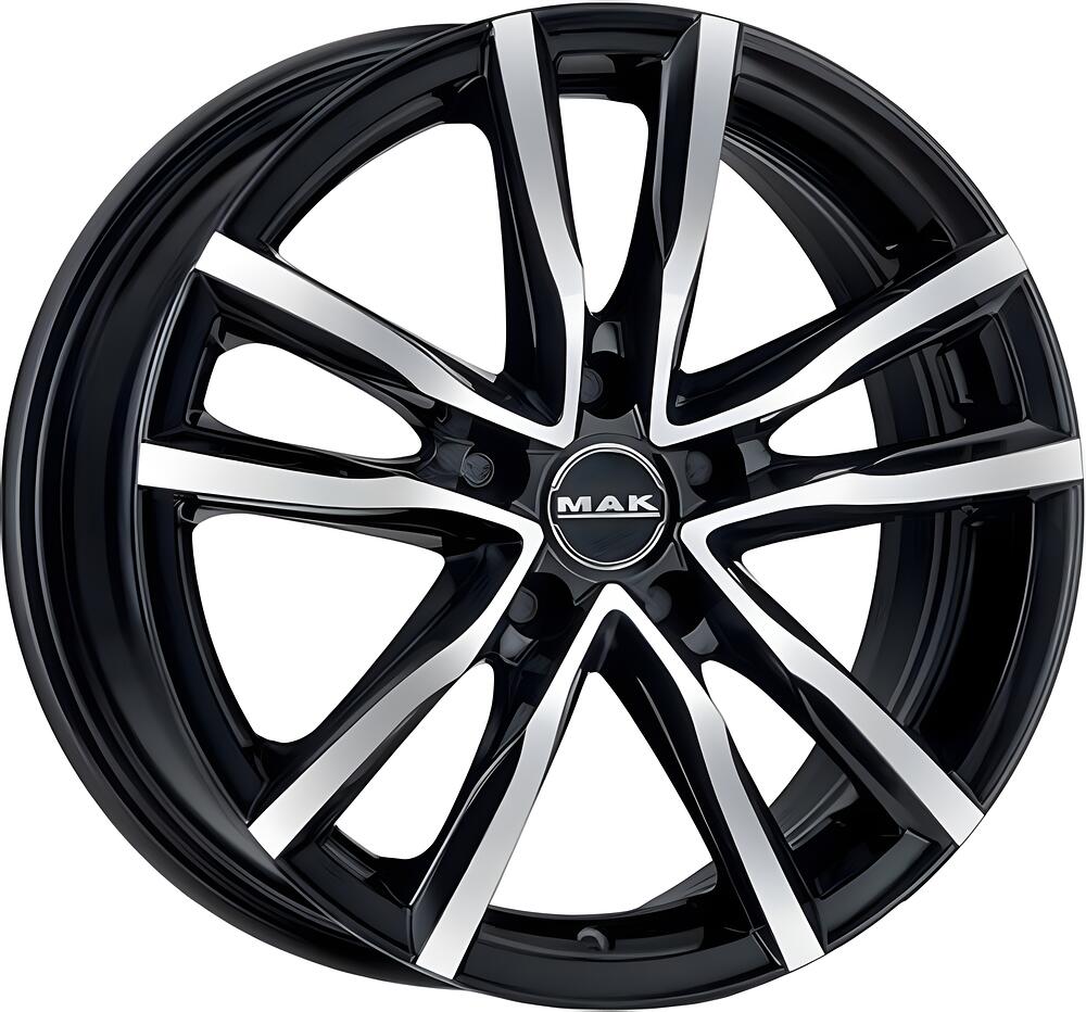 Mak Milano 7x17 5x100 ET 46 Dia 72 Black Mirror