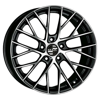 Mak Monaco 8.5x19 5x112 ET 39 Dia 66.45 Black Mirror