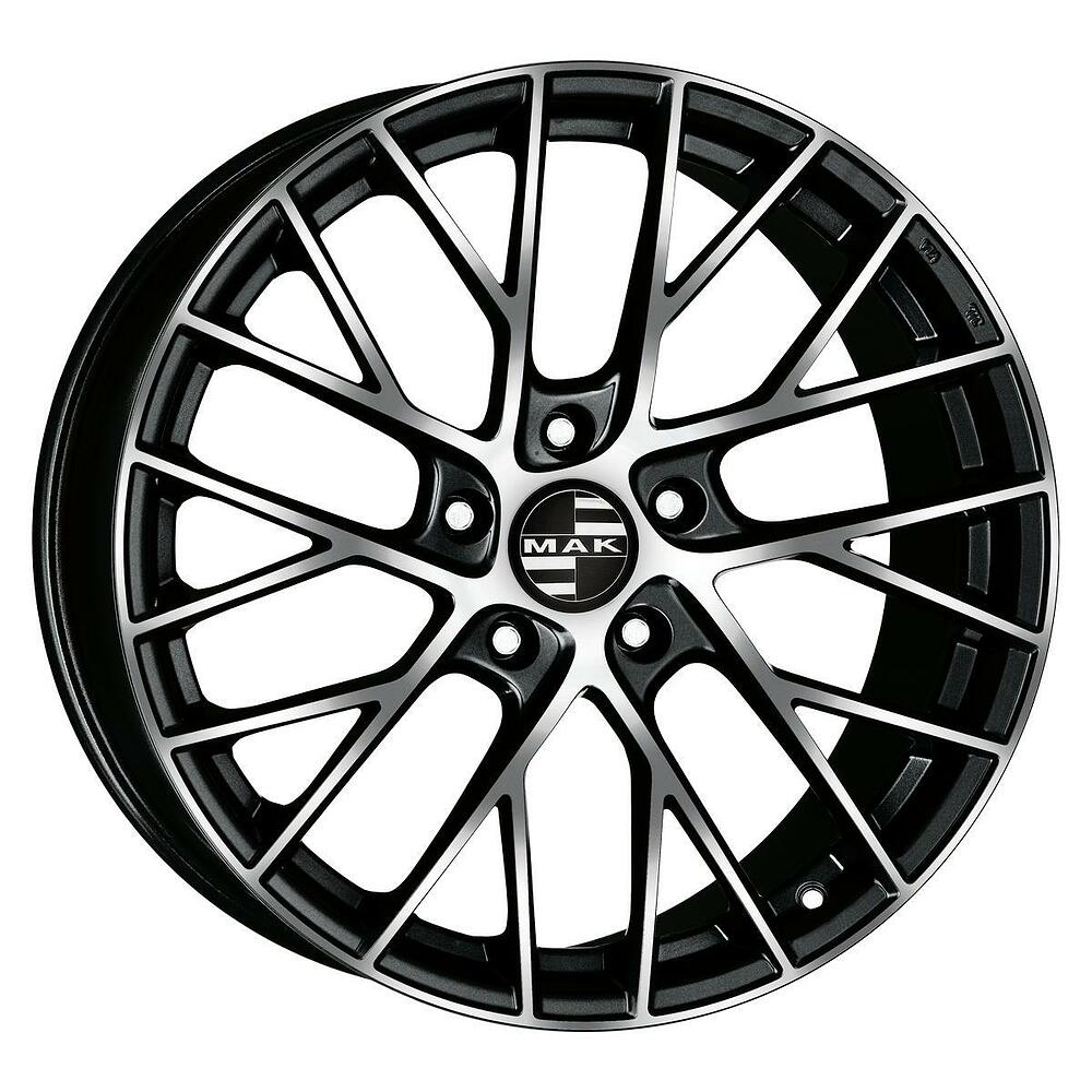 Mak Monaco 8.5x19 5x112 ET 46 Dia 57.1 Black Mirror