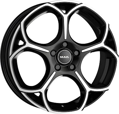 Mak Monza 7.5x18 5x110 ET 34 Dia 65.1 Black Mirror