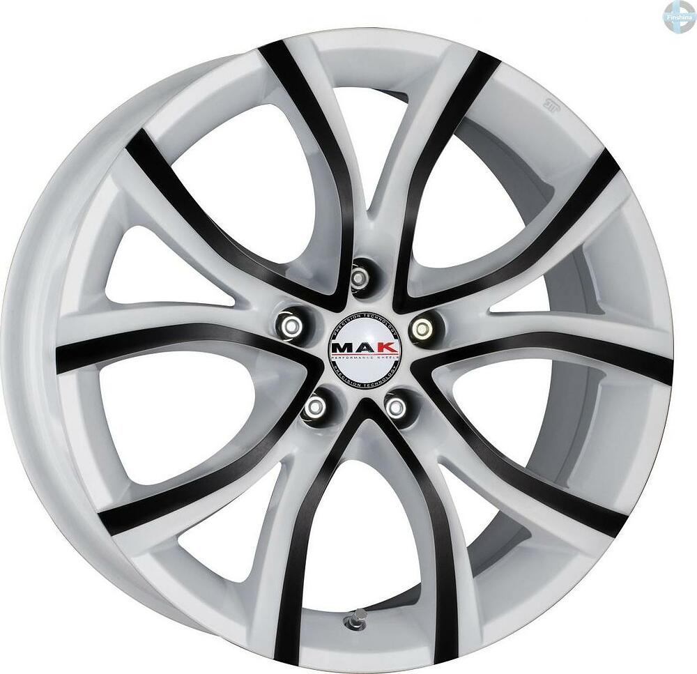 Mak Nitro 5 7.5x17 5x112 ET 30 Dia 76 White