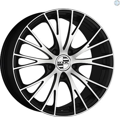 Mak Rennen 9x20 5x112 ET 26 Dia 66 Ice Black
