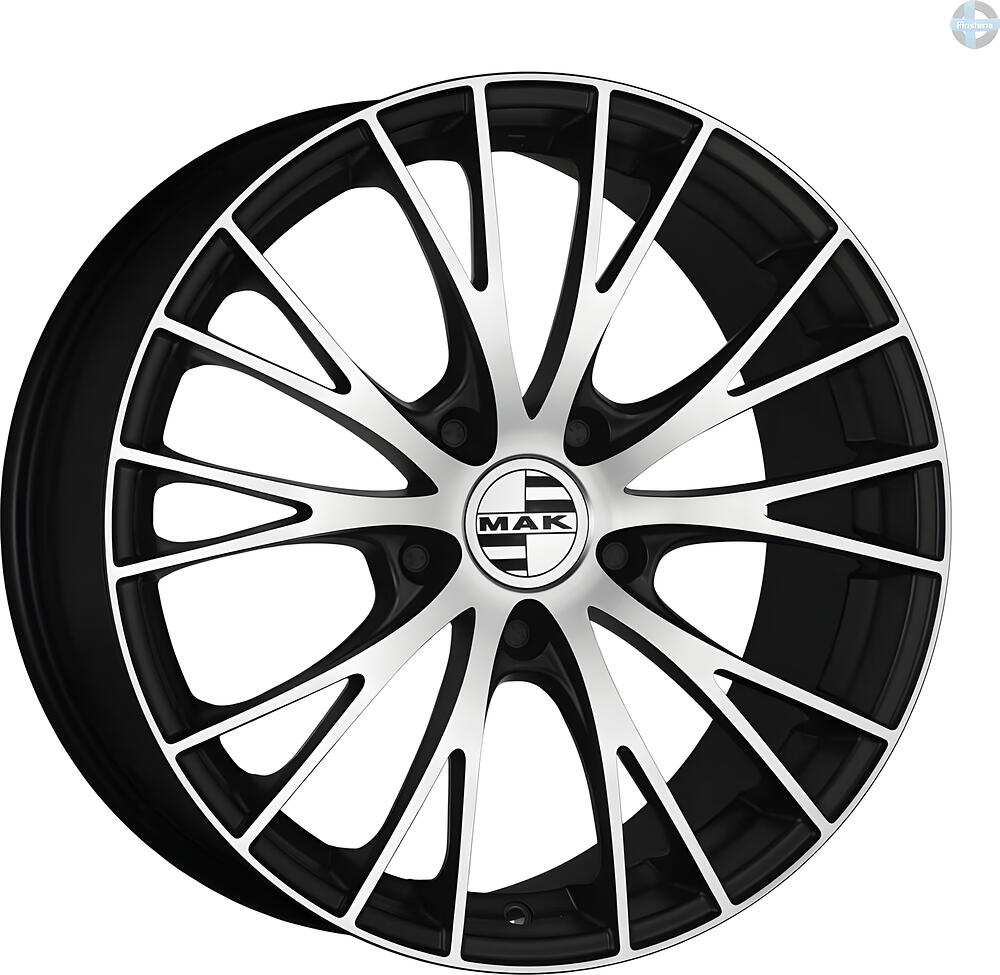 Mak Rennen 9x21 5x112 ET 26 Dia 66.45 Ice Black