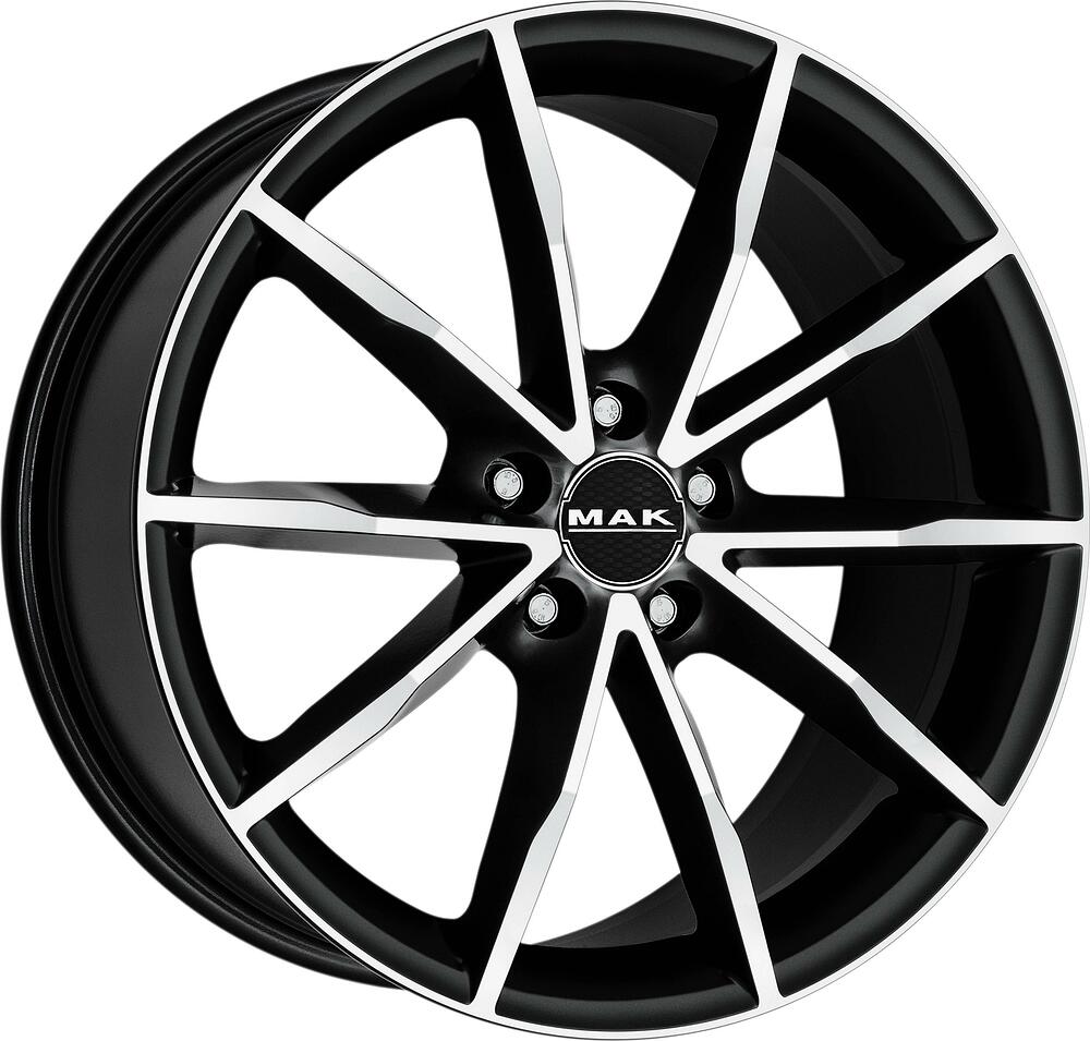 Mak Ringe 8x18 5x112 ET 30 Dia 76 Ice Black