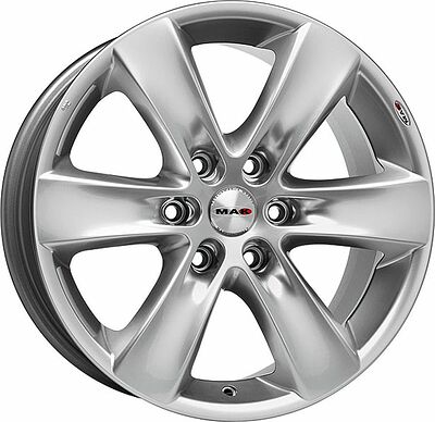 Mak Sierra 8x18 6x139.7 Dia 112 HYPER SILVER