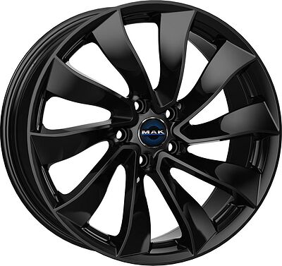Mak Solar 9.5x20 5x114.3 ET 45 Dia 64.1 Gloss Black