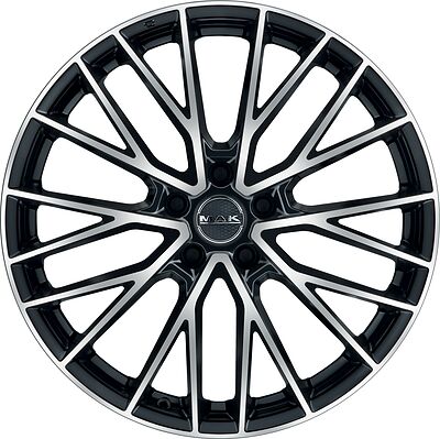 Mak Speciale 8.5x21 5x112 ET 35 Dia 76 Black Mirror