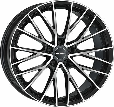 Mak Speciale-D 9.5x20 5x112 ET 41 Dia 66.6 Black Mirror
