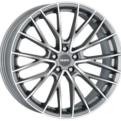 Mak Speciale-D 9.5x20 5x108 ET 45 Dia 63.4 Graphite Mirror Face