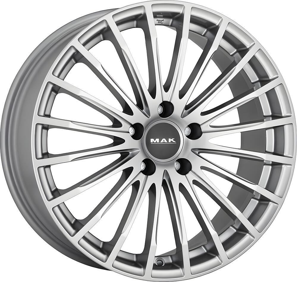 Mak Starlight 8x18 5x112 ET 35 Dia 66.6 silver