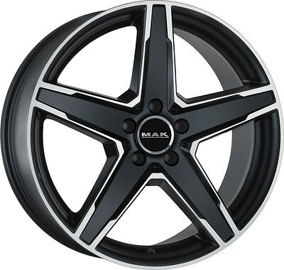 Mak Stern 7x17 5x112 ET 45 Dia 66.6 Ice Black