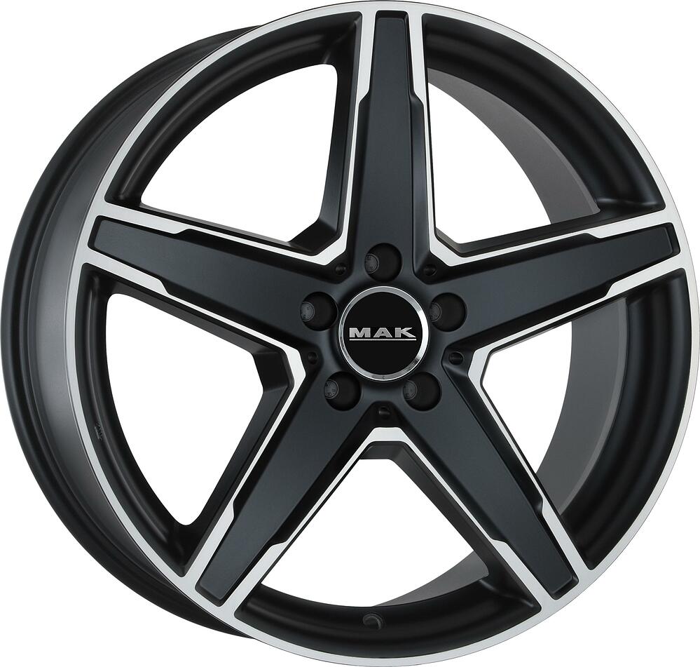 Mak Stern 7x16 5x112 ET 38 Dia 66.6 Ice Black