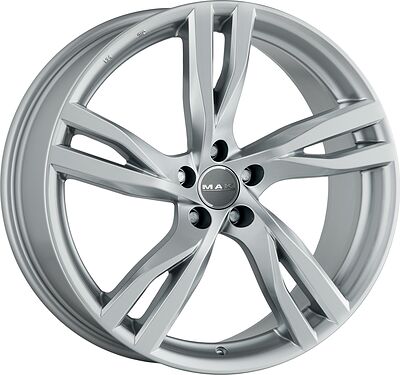 Mak Stockholm 8x18 5x108 ET 55 Dia 63.4 silver