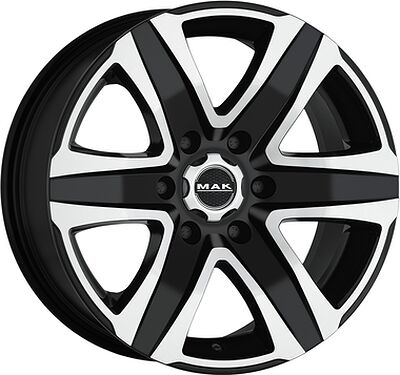 Mak Stone 4x4 T 8x16 5x120 ET 40 Dia 65.1 Black Mirror