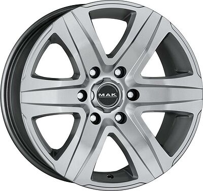 Mak Stone 4x4 T 8x17 5x120 ET 40 Dia 65.1 silver