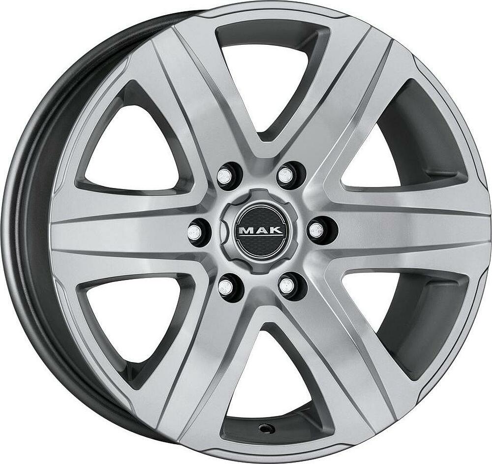 Mak Stone 4x4 T 8x17 5x127 ET 35 Dia 71.6 silver