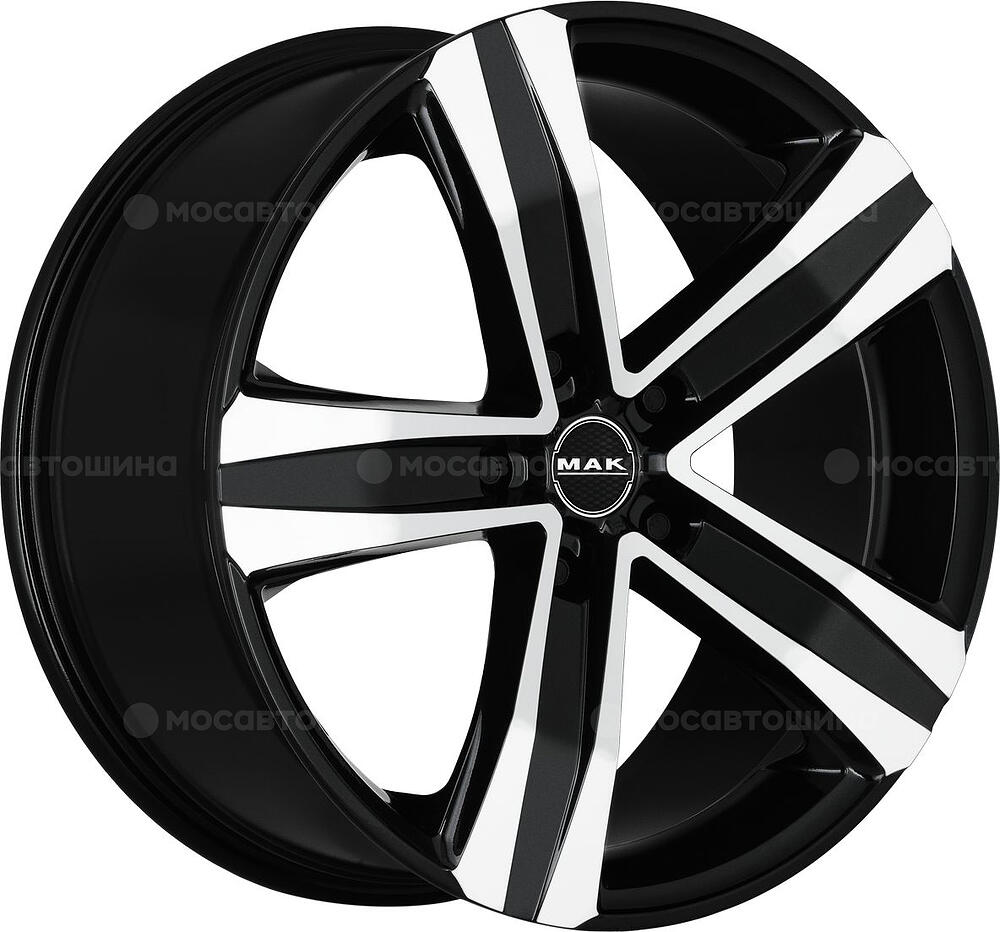 Mak Stone 5 8x19 5x112 ET 42 Dia 76 Black mirror