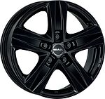 Mak Stone 5 7x17 5x112 ET 55 Dia 66.6 Gloss Black