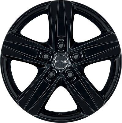Mak Stone 5 6.5x16 5x112 ET 50 Dia 76 Gloss Black