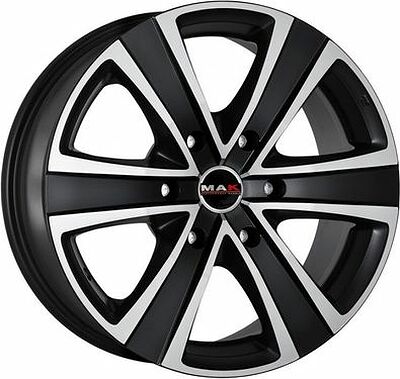 Mak Stone 6 8x16 5x127 ET 35 Dia 71.6 Black mirror