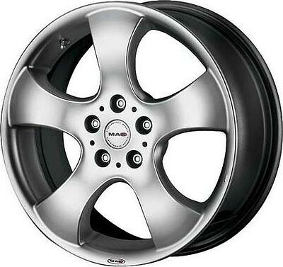 Mak Streetfighter 5.5x15 3x112 ET 28 Dia 57.1 Hyper Silver