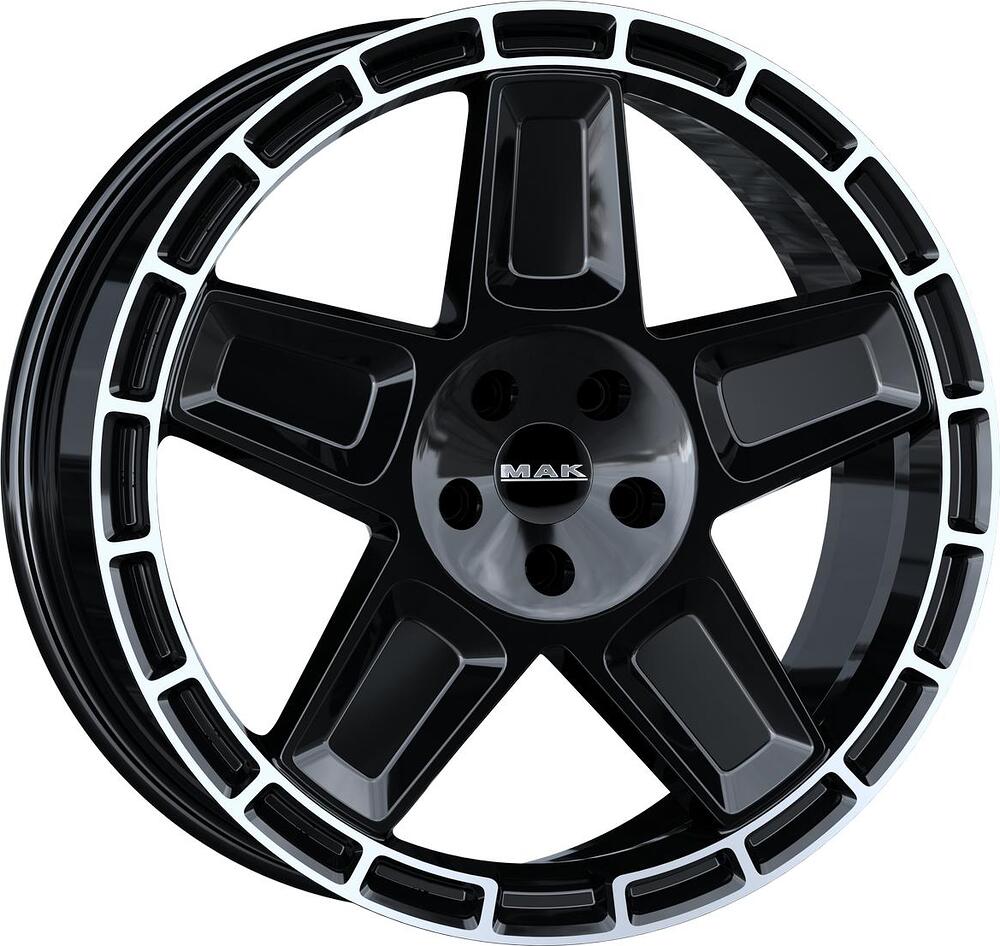 Mak Trek 9x20 5x112 ET 20 Dia 66.45 Black Mirror