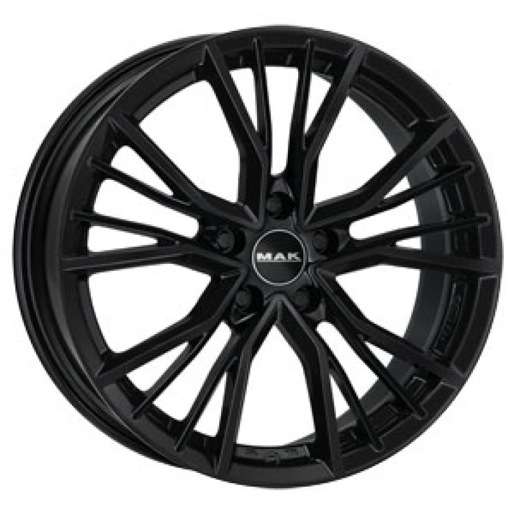 Mak Union 7x17 5x100 ET 38 Dia 57.1 Gloss Black