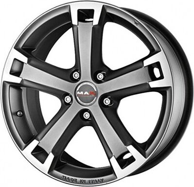 Mak Unique 6.5x15 4x108 ET 42 Dia 63.4 ice bright shadow