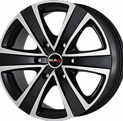 Mak Van 6 6.5x16 6x130 ET 50 Dia 84.1 Ice Black